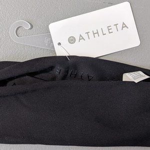 NWT Athleta Powervita Knotted Headband Black ONE SIZE FITS ALL
